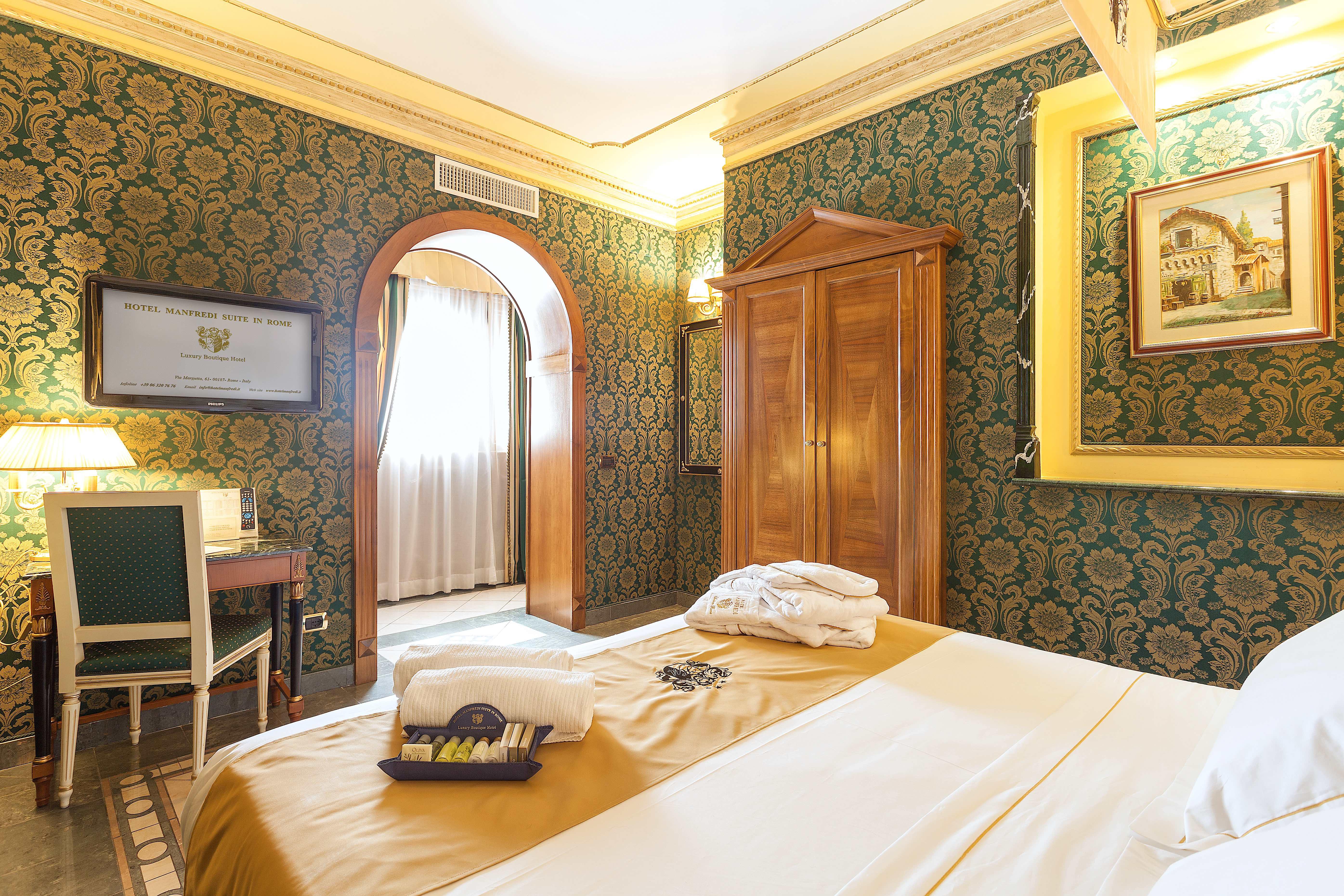 Hotel Manfredi Suite In Řím Exteriér fotografie
